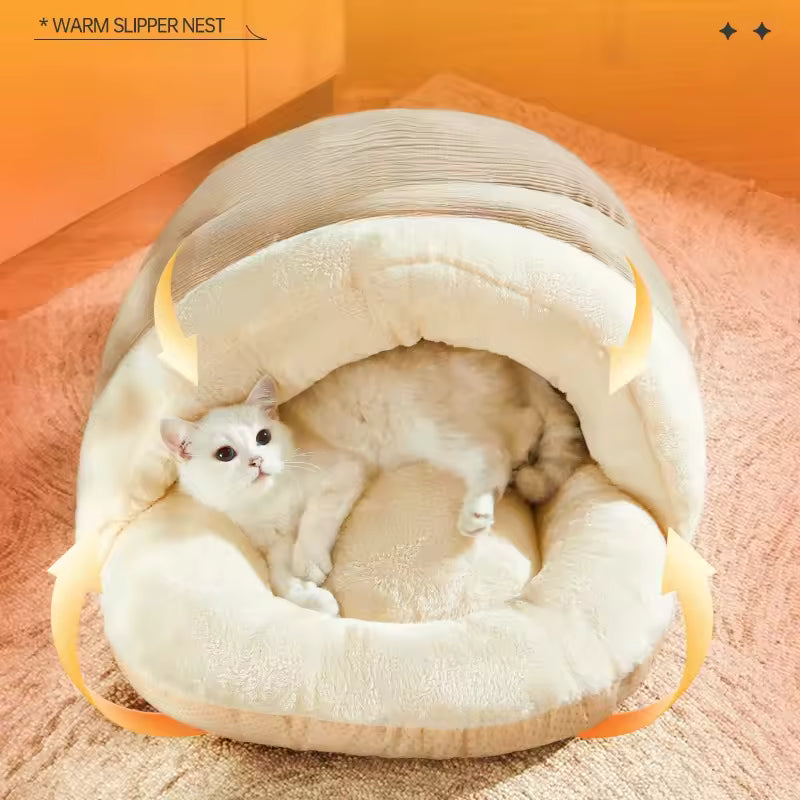 Warm Slipper Cat Nest